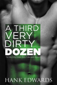 A Third Very Dirty Dozen book title in front of a man's bare torso
